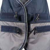 EQUITHÈME Tappeto da Esterno Tyrex 600 D Blu navy/grigio EQUITHÈME Tappeto da Esterno Tyrex 600 D Blu navy/grigio