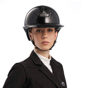 Veredus Casco da equitazione Vita Visiera Larga Lacca Nera Veredus Casco da equitazione Vita Visiera Larga Lacca Nera