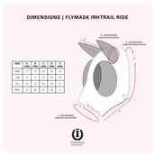 Imperial Riding Maschera per Mosche IRHTrail Ride Rosa Imperial Riding Maschera per Mosche IRHTrail Ride Rosa