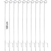 Ako Palo per Recinzione Metallo Bianco Ako Palo per Recinzione Metallo Bianco