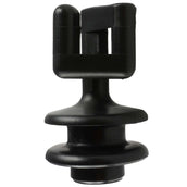 Ako Topisolator Corda/Filo Pali in Acciaio Ovali Nero Ako Topisolator Corda/Filo Pali in Acciaio Ovali Nero