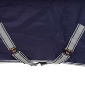 Bucas Freedom Turnout Full Neck 300g Blu marino/Argento Bucas Freedom Turnout Full Neck 300g Blu marino/Argento