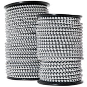 Corral Nastro Elettrico Elastisch 7mm 50m Nero/Bianco Corral Nastro Elettrico Elastisch 7mm 50m Nero/Bianco