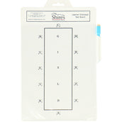 Shires Tabella di test di dressage Bianco Shires Tabella di test di dressage Bianco