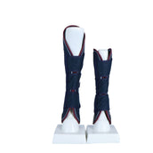 EQUITHÈME Protettori da trasporto Blu navy/Borgogna/Bianco EQUITHÈME Protettori da trasporto Blu navy/Borgogna/Bianco
