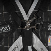 Rhino Wug Turnout Heavy Varilayer Nero/grigio/bianco a quadri e grigio Rhino Wug Turnout Heavy Varilayer Nero/grigio/bianco a quadri e grigio