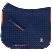 Bucas Saddle Pad Recuptex Tutto Uso Blu marino/arancione Bucas Saddle Pad Recuptex Tutto Uso Blu marino/arancione