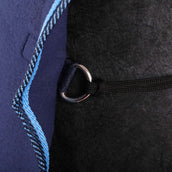 Riding World Coperta da esercizio Fleece Blu marino/azzurro Riding World Coperta da esercizio Fleece Blu marino/azzurro