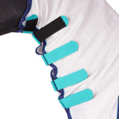 Highlander Plus by Shires Coperta per Eczema Sweet-Itch Combo Bianco Highlander Plus by Shires Coperta per Eczema Sweet-Itch Combo Bianco