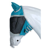 Shires Maschera Antimosche Con frangia sul naso Teal Shires Maschera Antimosche Con frangia sul naso Teal