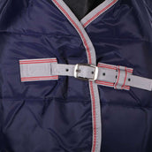 WeatherBeeta Schienale stabile Medium Lite ComFiTec Collo standard trapuntato a canale 210D Navy/Silver/Red WeatherBeeta Schienale stabile Medium Lite ComFiTec Collo standard trapuntato a canale 210D Navy/Silver/Red