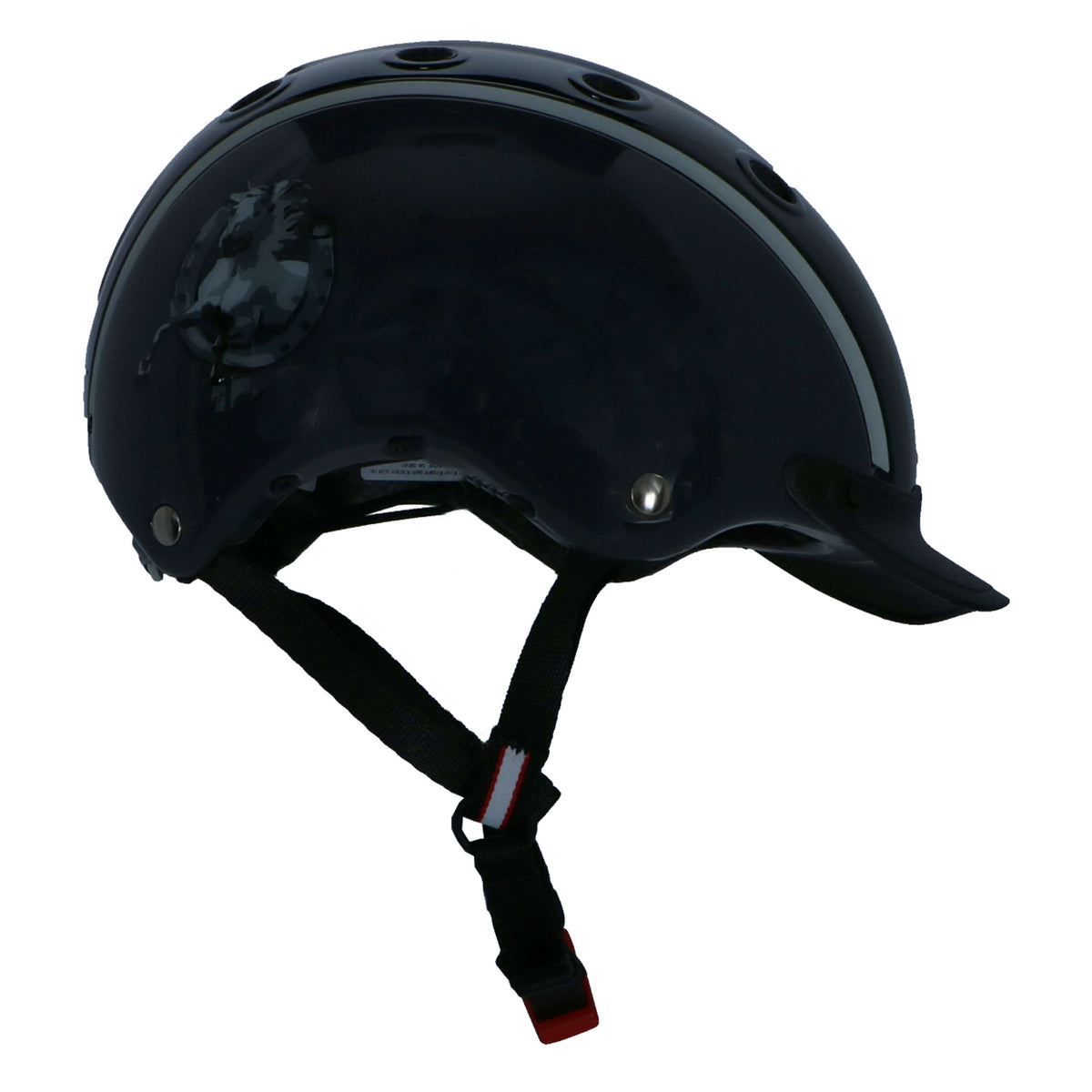 Casco Cappellino Nori Nero/Grigio/Ferro di cavallo Casco Cappellino Nori Nero/Grigio/Ferro di cavallo