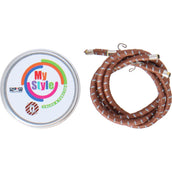 Casco Striscia di cristallo MyStyle Marrone riflettente Casco Striscia di cristallo MyStyle Marrone riflettente