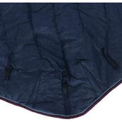 EQUITHÈME Copricollo Tyrex Blu marino/Bordeaux/Bianco EQUITHÈME Copricollo Tyrex Blu marino/Bordeaux/Bianco