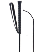Fleck Frustino da equitazione con impugnatura in gomma Nero Fleck Frustino da equitazione con impugnatura in gomma Nero