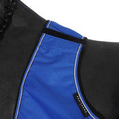 EQUITHÈME Coperta da esercizio Tyrex 1200D Fleece Blu/Nero EQUITHÈME Coperta da esercizio Tyrex 1200D Fleece Blu/Nero