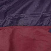 EQUITHÈME Tappeto da Esterno Tyrex 1200D 150g con Mezza Collo Navy/Bordeaux EQUITHÈME Tappeto da Esterno Tyrex 1200D 150g con Mezza Collo Navy/Bordeaux