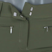 HKM Pantaloni da Equitazione Liv High Waist Silicon Full Grip Verde scuro HKM Pantaloni da Equitazione Liv High Waist Silicon Full Grip Verde scuro
