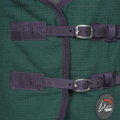 HKM Coperta da scuderia Oakland Waffeloptik Verde scuro HKM Coperta da scuderia Oakland Waffeloptik Verde scuro