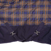 HKM Coperta con Collo Alto Providence Karo 1200D A scacchi blu scuro/marrone HKM Coperta con Collo Alto Providence Karo 1200D A scacchi blu scuro/marrone