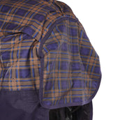 HKM Coperta con Collo Alto Providence Karo 1200D A scacchi blu scuro/marrone HKM Coperta con Collo Alto Providence Karo 1200D A scacchi blu scuro/marrone