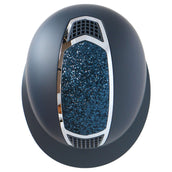 HKM Casco da equitazione Glamour Shield Blu scuro/Argento HKM Casco da equitazione Glamour Shield Blu scuro/Argento