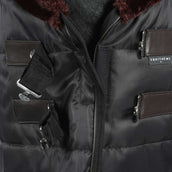 EQUITHÈME Coperta da scuderia Teddy Nero/Marrone EQUITHÈME Coperta da scuderia Teddy Nero/Marrone