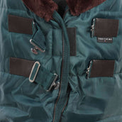 EQUITHÈME Coperta da scuderia Teddy Verde/Marrone EQUITHÈME Coperta da scuderia Teddy Verde/Marrone