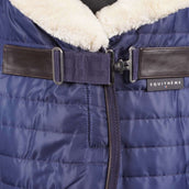 EQUITHÈME Coperta da scuderia Teddy Foderato con Pelle di Pecora Sintetica Navy EQUITHÈME Coperta da scuderia Teddy Foderato con Pelle di Pecora Sintetica Navy