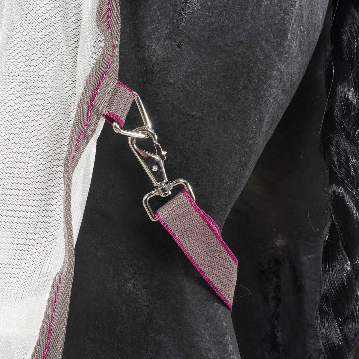 Weatherbeeta Comfitec Airflow II Combo Neck Bianco/Grigio scuro/Orchidea Weatherbeeta Comfitec Airflow II Combo Neck Bianco/Grigio scuro/Orchidea