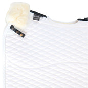 Stübben Sottosella Streamline Pelle di agnello da dressage Bianco Stübben Sottosella Streamline Pelle di agnello da dressage Bianco