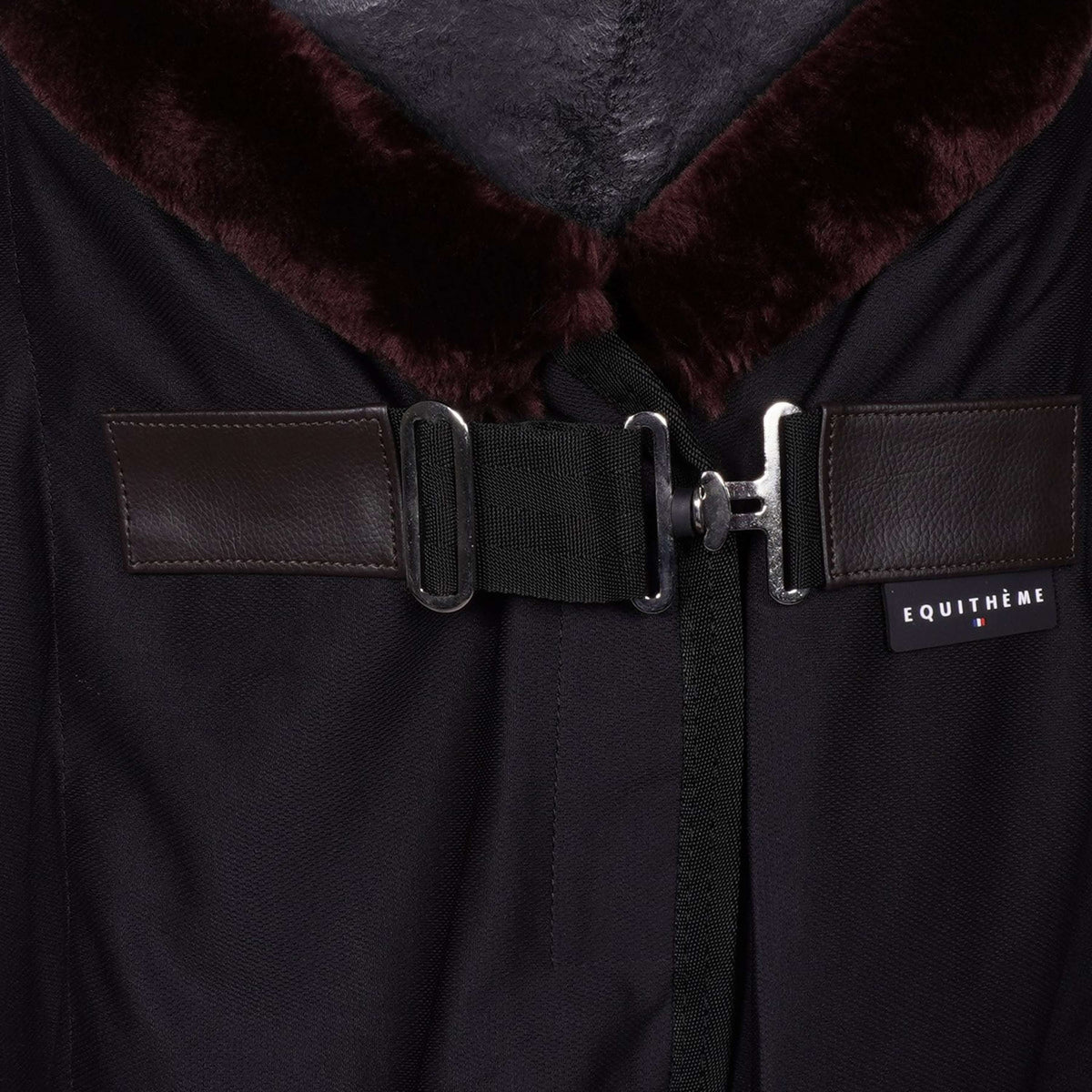 EQUITHÈME Cooler Teddy Nero/Marrone EQUITHÈME Cooler Teddy Nero/Marrone