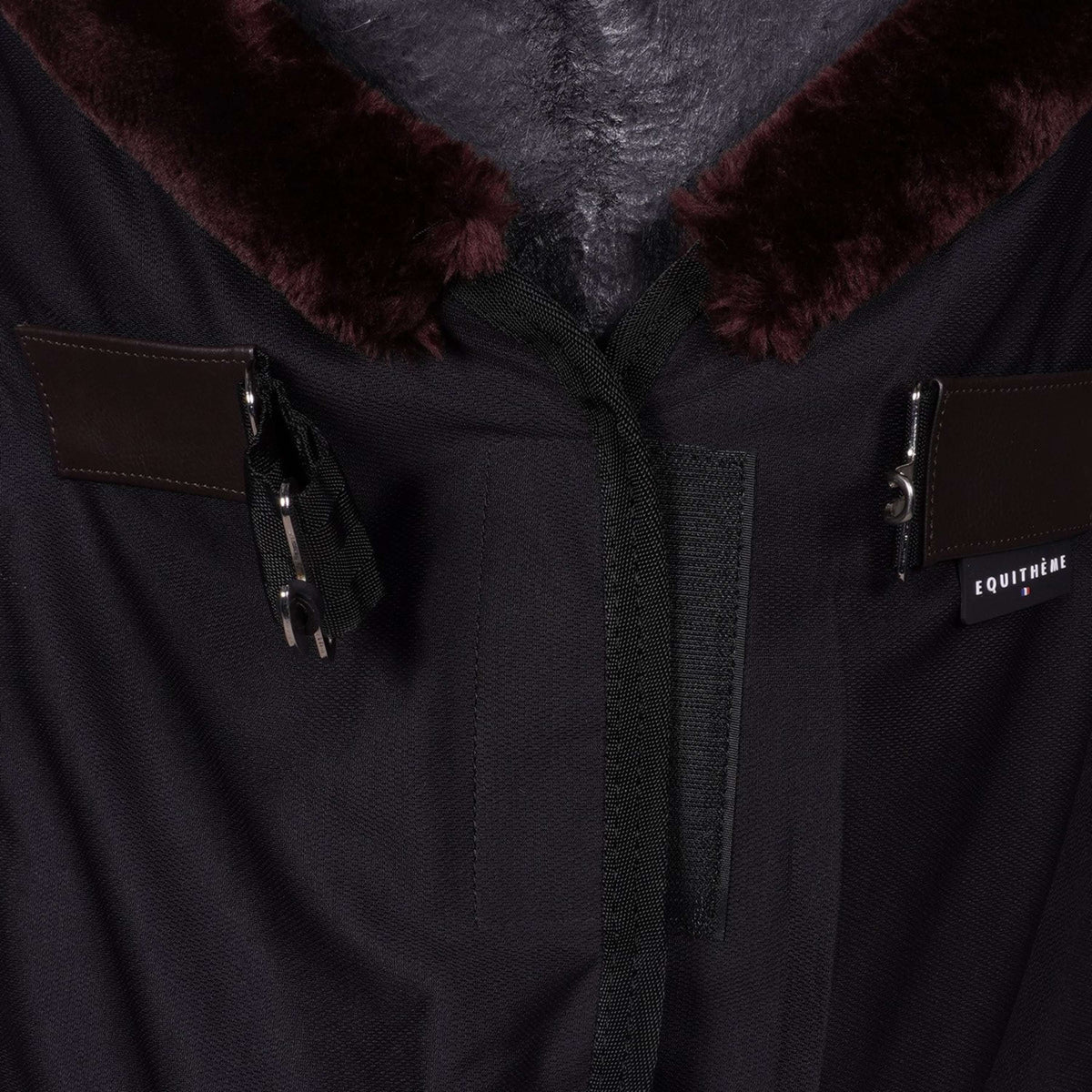 EQUITHÈME Cooler Teddy Nero/Marrone EQUITHÈME Cooler Teddy Nero/Marrone