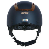 Uvex Casco da equitazione Suxxeed Chrome Blu opaco/Corallo Uvex Casco da equitazione Suxxeed Chrome Blu opaco/Corallo