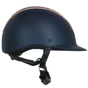 Uvex Casco da equitazione Suxxeed Chrome Blu opaco/Corallo Uvex Casco da equitazione Suxxeed Chrome Blu opaco/Corallo