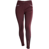 EQUITHÈME Pantaloni da Equitazione Claudine Bordeaux EQUITHÈME Pantaloni da Equitazione Claudine Bordeaux