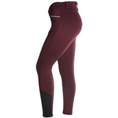 EQUITHÈME Pantaloni da Equitazione Claudine Bordeaux EQUITHÈME Pantaloni da Equitazione Claudine Bordeaux