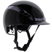 Pikeur Casco da equitazione AirLuxe CHROME Nero lucido Pikeur Casco da equitazione AirLuxe CHROME Nero lucido