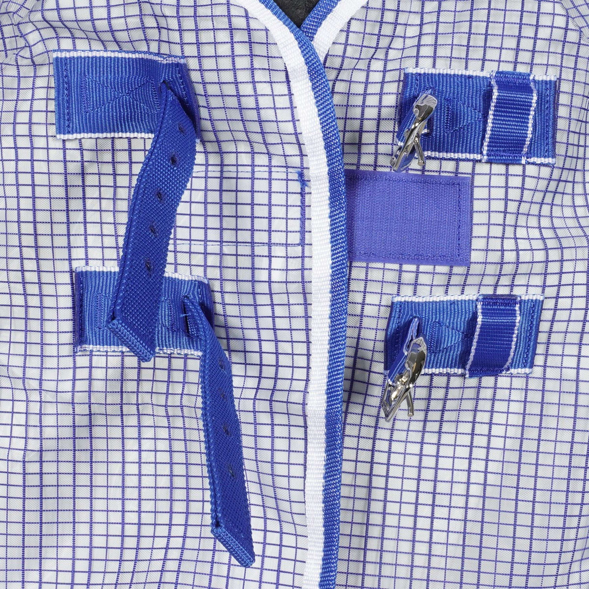 Weatherbeeta Coperta Antimosche Comfitec Ripshield Plus Combo Neck Bianco/Blu Weatherbeeta Coperta Antimosche Comfitec Ripshield Plus Combo Neck Bianco/Blu