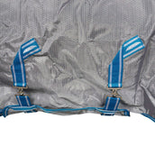 Weatherbeeta Coperta Antimosche Comfitec Hexi Shield Combo Neck Silver/Teal Blue Weatherbeeta Coperta Antimosche Comfitec Hexi Shield Combo Neck Silver/Teal Blue