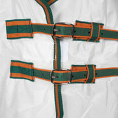 WeatherBeeta Coperta Antimosche ComFiTec Tyro Mesh Combo Neck White/Green/Burnt Orange WeatherBeeta Coperta Antimosche ComFiTec Tyro Mesh Combo Neck White/Green/Burnt Orange