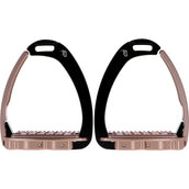 Tech Stirrups Staffe Venice Sloped Evo Swarovski Nero/Oro rosa Tech Stirrups Staffe Venice Sloped Evo Swarovski Nero/Oro rosa