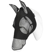 EQUITHÈME Maschera per Mosche Lycra UV protection Con Rete per Naso Nero EQUITHÈME Maschera per Mosche Lycra UV protection Con Rete per Naso Nero