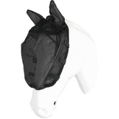 EQUITHÈME Capezza con Maschera Antimosche con Protezione UV Nero EQUITHÈME Capezza con Maschera Antimosche con Protezione UV Nero