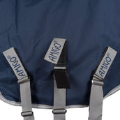 Amigo Turnout Rug FieldSafe Plus 1200D 0g Navy/Titanium Grey/Silver Amigo Turnout Rug FieldSafe Plus 1200D 0g Navy/Titanium Grey/Silver