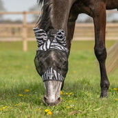Velder Horsewear Essentials Maschera per Mosche Zebra con Orecchie Nero/Bianco Velder Horsewear Essentials Maschera per Mosche Zebra con Orecchie Nero/Bianco