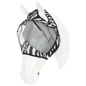 Velder Horsewear Essentials Maschera per Mosche Zebra Senza orecchie Nero/Bianco Velder Horsewear Essentials Maschera per Mosche Zebra Senza orecchie Nero/Bianco