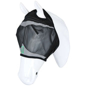 Agradi Horse Maschera per Mosche Fine Mesh con Foro per Orecchio Nero Agradi Horse Maschera per Mosche Fine Mesh con Foro per Orecchio Nero