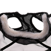 Agradi Horse Maschera per Mosche Fine Mesh con Foro per Orecchio Nero Agradi Horse Maschera per Mosche Fine Mesh con Foro per Orecchio Nero