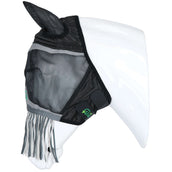 Agradi Horse Maschera per Mosche Fine Mesh con Orecchie e Frange Nero Agradi Horse Maschera per Mosche Fine Mesh con Orecchie e Frange Nero